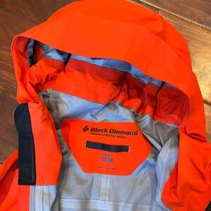 Black diamond mends recon stretch shell men's medium. Ski jacket